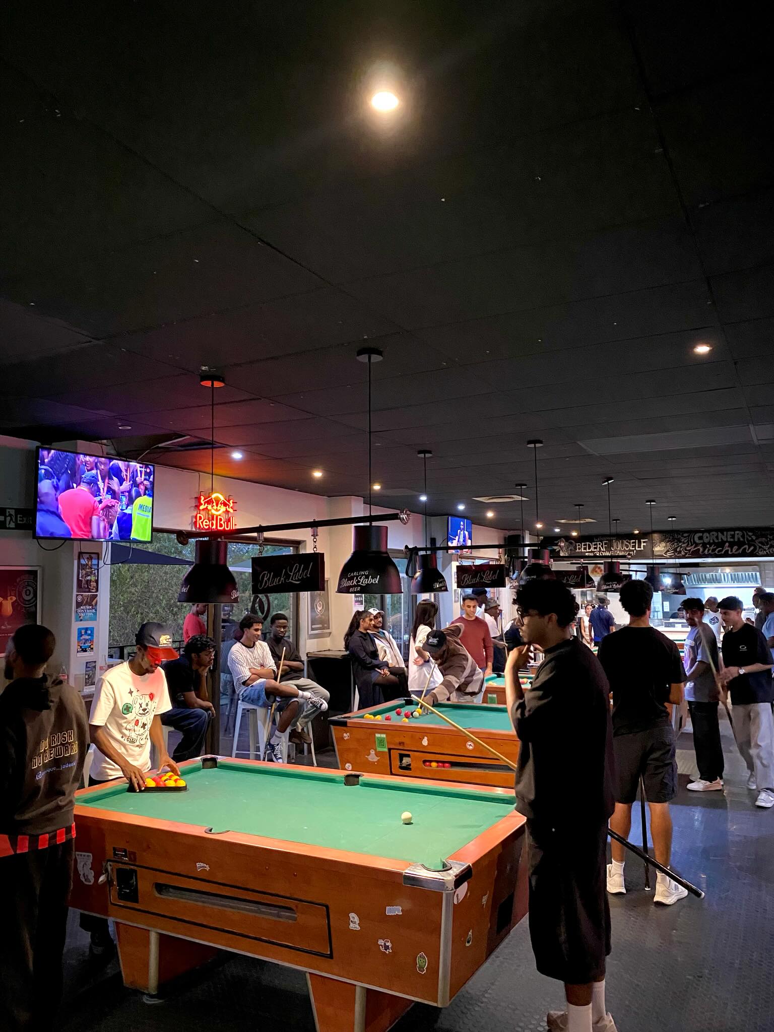 Pool hall event